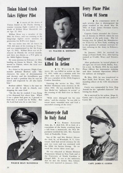 Tinian Island Crash Takes Fighter Pilot